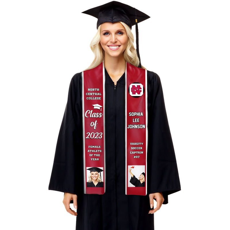 Personalized Upload Photo Congratulations Graduates Class of 2023 Stoles Sash Graduation Gift HM20022302ST