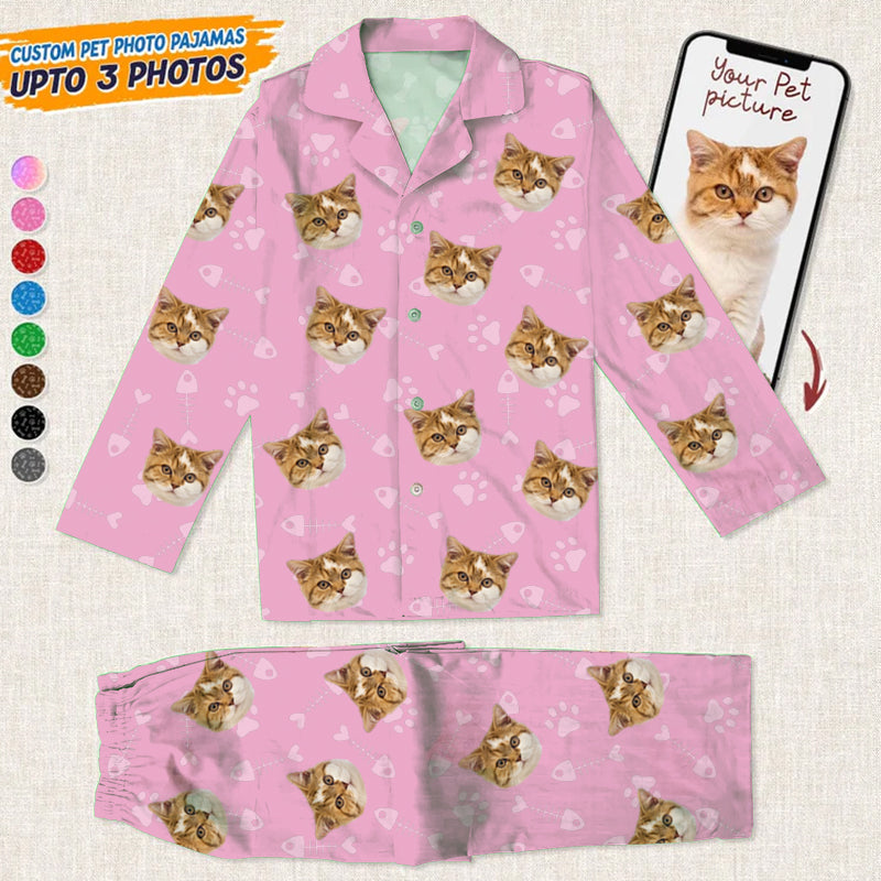 Personalized Custom Photo Dog Cat Pajamas TL061001PJ