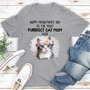 Personalized Purrfect Cat Mom Shirt HM01042301TS