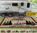 Personalized Christmas Camping Patio Mat HM111001RG