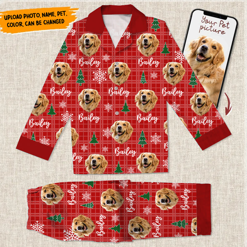 Christmas Pajamas Custom Pajamas With Your Dog On Them