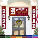 Personalized Congrats Class of 2023 Banner Combo 3 Pieces Graduation Gift TL10022301B