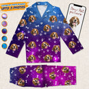 Personalized Custom Photo Dog Cat Galaxy Pet Pajamas TL251101PJ