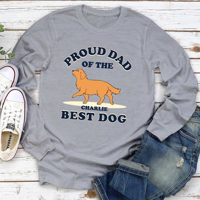 Personalized The Best Dog Dad/ Dog Mom Shirt HM01042302TS
