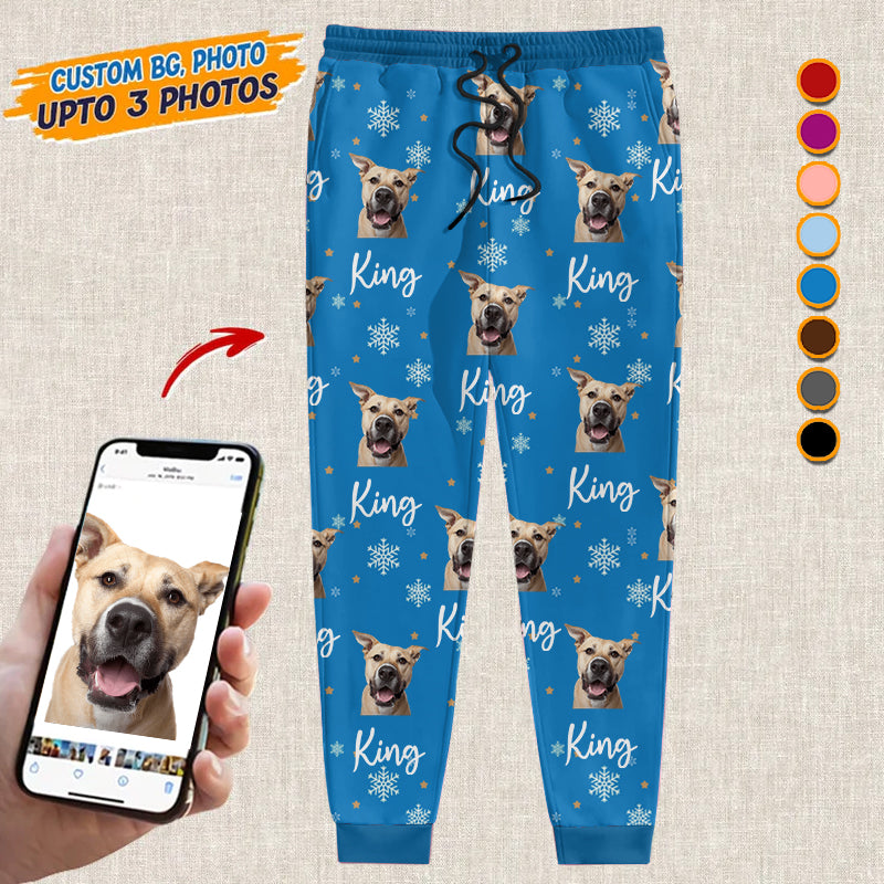 Personalized Custom Photo Dog Cat Men and Women's Sweatpants TL121201SP