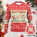 Personalized I Am Dreaming Of Pink Christmas Holiday Sweatshirt HM070901SS