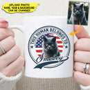 Personalized Custom Photo Human Belongs To Dog Cat Pet Mug TL051001MG