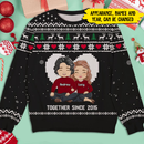Personalized Couple Together Christmas Sweatshirt HM290901SS