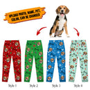 Personalized Custom Photo Dog Cat Christmas Pajamas HM281001PJ