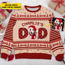 Personalized  Custom All-Over-Print Christmas Best Dog Mom Sweatshirt TL261101SS