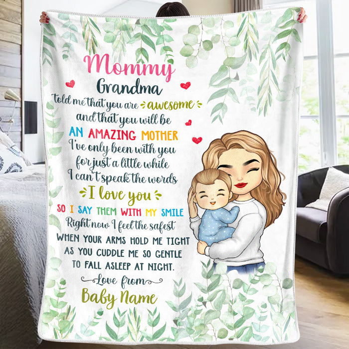 Personalized You'll Be An Amazing Mother Sherpa Fleece Blanket HM27032302BF