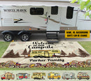 Personalized Welcome To Our Campsite Camping Patio Mat TL130902RG
