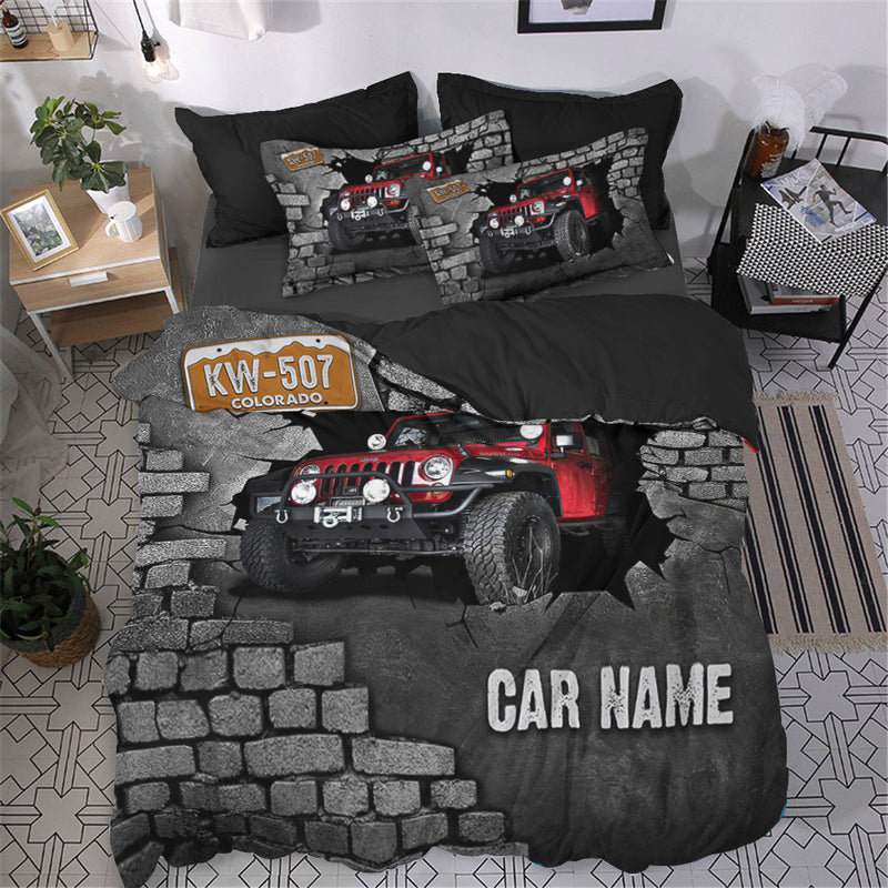 Personalized Cars Bedding Sets HM130901BS