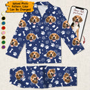 Personalized Custom Dog Cat Face Pajamas HM081201PJ