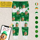Personalized Custom Photo Dog Cat St Patrick's Day Sweatpants TL11012302SP