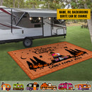 Personalized Happy Halloween Camping Patio Mat HM171001RG