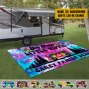 Personalized Drive Slow Drunk Campers Matter Camping Patio Mat HM210901RG