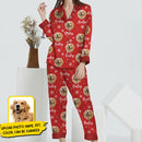 Personalized Custom Photo Dog Cat Christmas Pajamas TL011101PJ