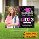 Personalized Custom Photo Congrats Class of 2023 Yard Sign Graduation Gift HM09022301YS