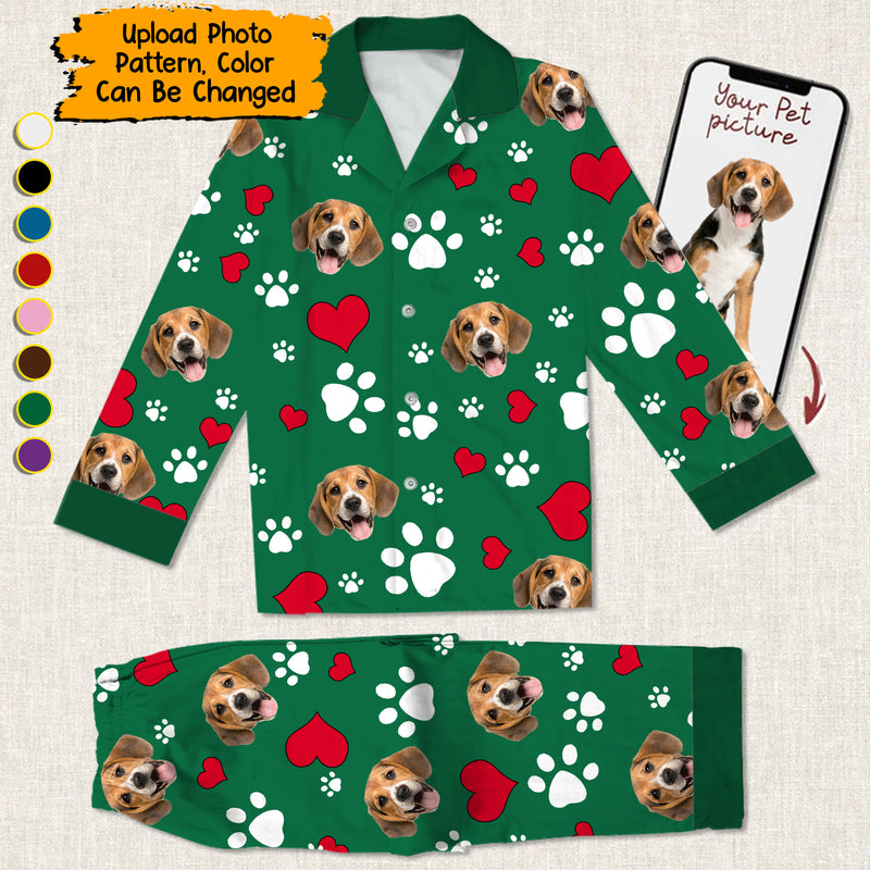 Personalized Custom Photo Dog Cat Pajamas HM071201PJ