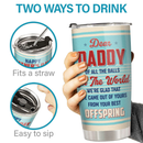 Personalized It Is Amazing To Be Your Kids - Gift For Father's Day Tumbler HM05042302STF