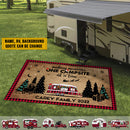 Personalized Christmas Camping Patio Mat HM111001RG