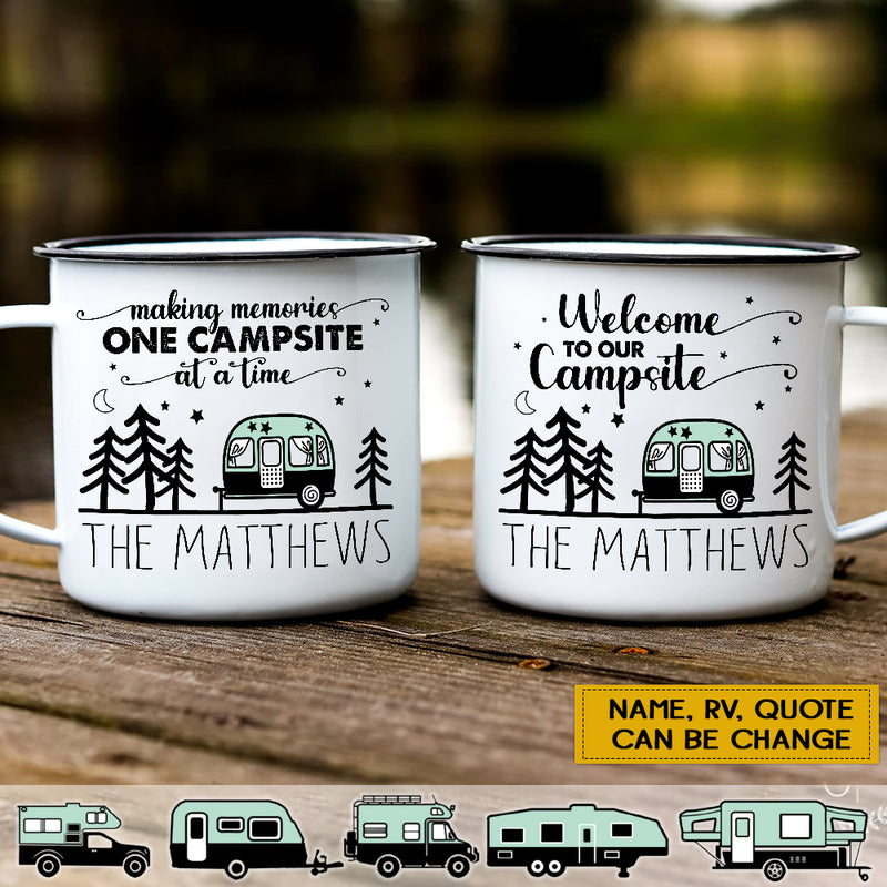 Personalized Happy Campers Camping Mug HM120901MG