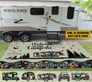 Personalized Happy Campers Camping Patio Mat TL130901RG