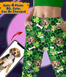 Personalized Custom Photo Dog Cat Face St Patrick's Day Pajamas HM12012301PJ