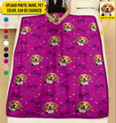 Personalized Custom Photo Dog Cat Sherpa Fleece Blanket HM011101BF