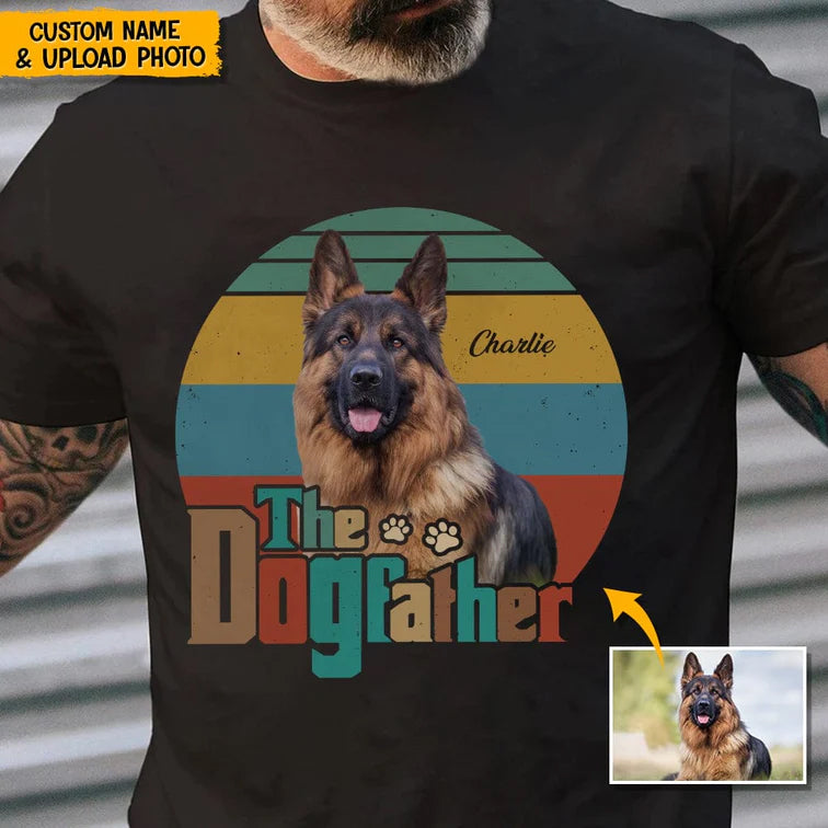 Custom Photo The Dog Father Dog Shirt TL051001TS