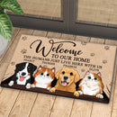 Personalized Welcome To Our Home Doormat HM070901DM