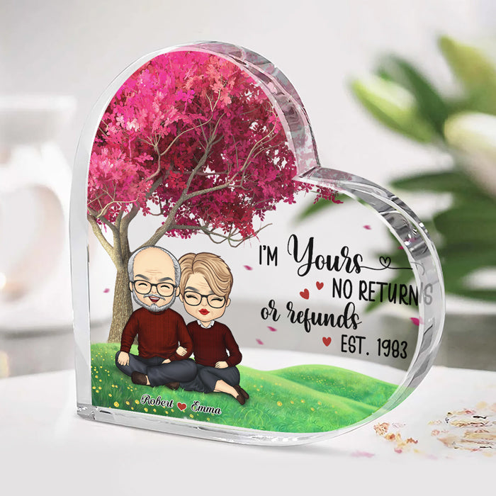 Personalized Couple Together Since Heart Shaped Acrylic Plaque HM22022301AP