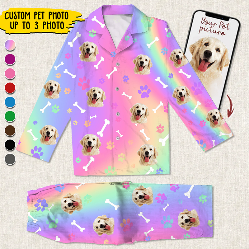 Personalized Custom Pet Photo Pajamas TL301101PJ