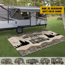 Personalized Home Is Where You Park It Camping Patio Mat TL130903RG