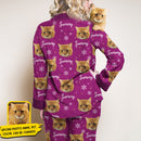 Personalized Custom Photo Dog Cat Christmas Pajamas TL011101PJ
