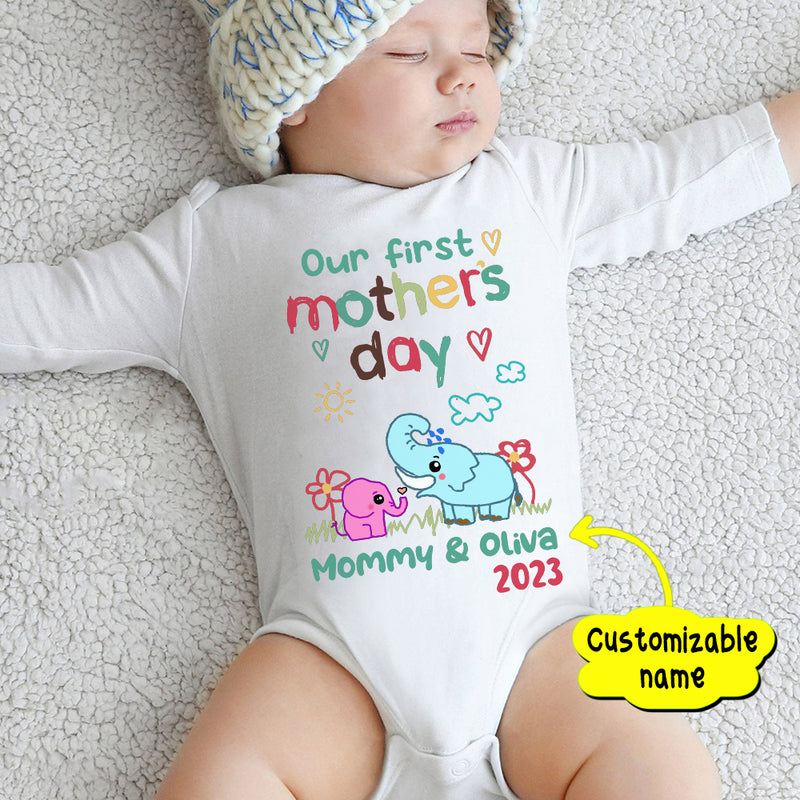 Our First Mother's Day Onesies T-Shirt TL29032302BD