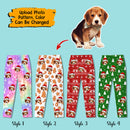 Personalized Custom Photo Dog Cat Face Christmas Pajamas HM161201PJ
