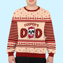 Personalized  Custom All-Over-Print Christmas Best Dog Mom Sweatshirt TL261101SS