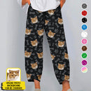 Personalized Custom Photo Dog Cat Casual Women Lounge Elastic Waist Pants TL311001EP