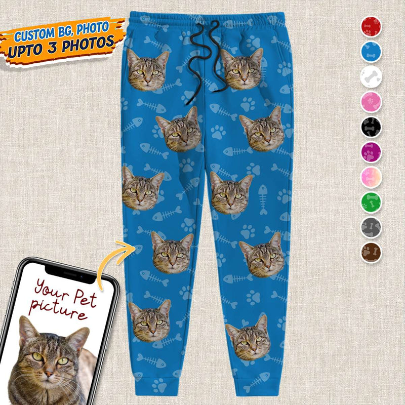 Personalized Custom Photo Dog Cat Sweatpants TL261101SP