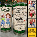 Personalized  Friends Stop Being Friends And Become Sisters Tumbler TL171101ST