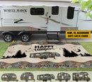 Personalized Home Is Where You Park It Camping Patio Mat TL130903RG
