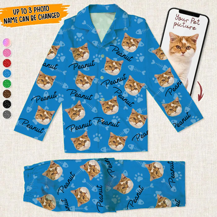 Personalized Custom Photo Dog Cat Pajamas TL061001PJ