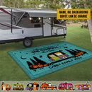 Personalized Happy Halloween Camping Patio Mat HM171001RG