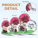 Personalized Couple Together Since Heart Shaped Acrylic Plaque HM22022301AP