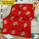 Personalized Custom Photo Dog Cat Sherpa Fleece Blanket HM011101BF