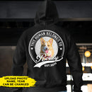 Personalized This Human Belong To Custom Photo Dog Cat Pet Back Shirt TL170901BTS