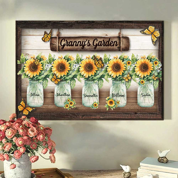 Personalized Grandma's Garden Poster HM201201PO