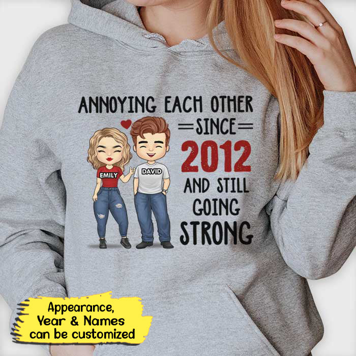 Annoying Each Other For Many Years Still Going Strong T-Shirt TL171001TS